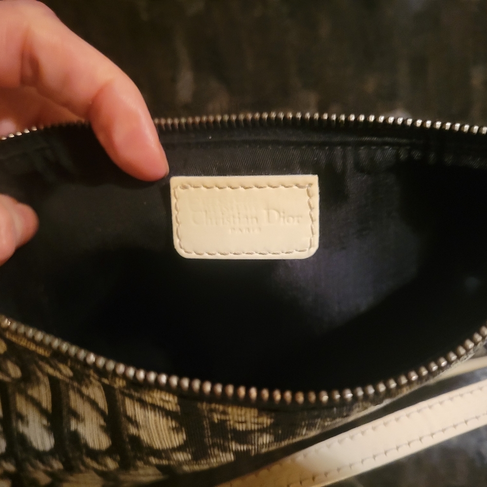 FLASH SALE!!💯Authentic Christian Dior, Mini Diorissimo Saddle Pochette - Picture 5 of 11
